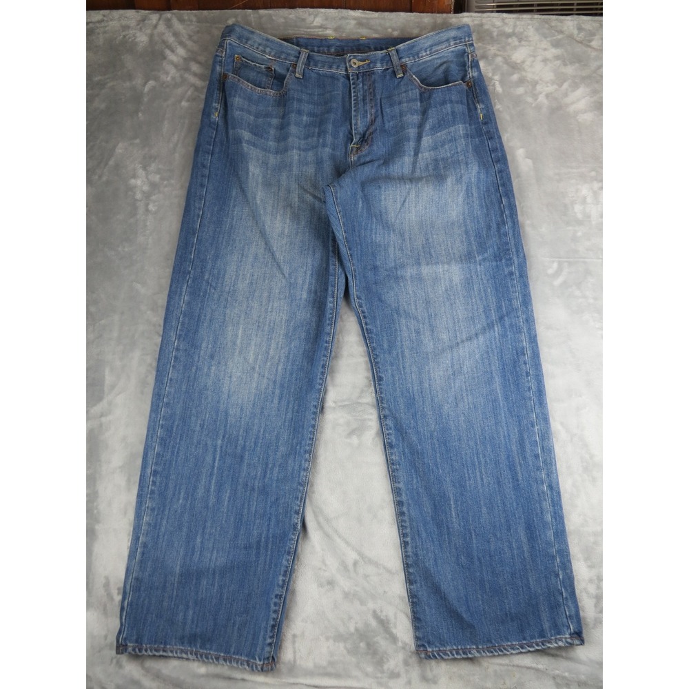 Lucky Brand 181 Miner Bootcut Jeans Blue‎ Denim Mens Size 40 Relaxed Fit